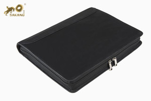 Cá nhân PU da OMD thương hiệu SKU-F-0242 danh mục đầu tư 3 vòng chất kết dính <span class=keywords><strong>padfolio</strong></span> thư Kích thước/A4 tài liệu Tablet Pad Folio thư mục - Product Image 5