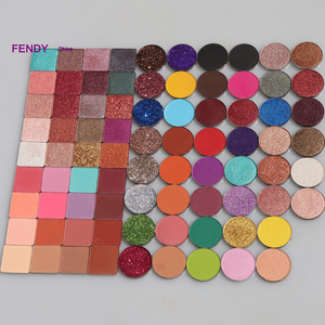 Metal Tin Eyeshadow Cosmetics Makeup Single Eyeshadow Pan Single Pressed Eyeshadow High Pigment Cosmetics Private <strong>Label</strong>