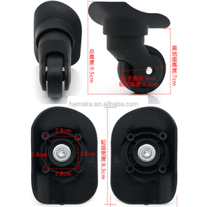 Super Settembre 360 di Ricambio Ruote Bagaglio Valigia Sacchetto di Riparazione Parti Spinner Ruote Girevoli Ruote Accessori W034 - Product Image 2