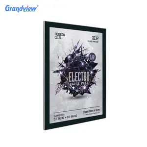 Home Theater Movie Custom Poster Picture Frames Wholesale Display Aluminum Slim Snap Frame LED Backlit Light Box