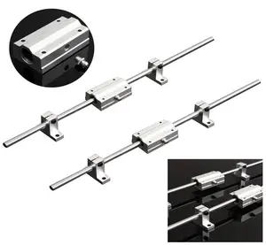 Niedriger Preis Rundstab und Linear wellen führungs schiene mit Block für CNC-Maschine