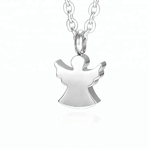 Stainless Steel Cremation Angel Pendant for Keepsake Waterproof Steel <strong>Necklace</strong> for <strong>Ash</strong> <strong>Holding</strong> Cremation Angel Pendant - Product Image 1