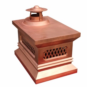 <span class=keywords><strong>Chimenea</strong></span> de Cobre Victoriana Hecha a Mano, Resistente a la Intemperie, para Techos de Villas - Product Image 4