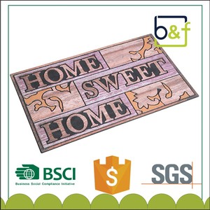 <span class=keywords><strong>Precio</strong></span> de fábrica de caucho impresión flocado puerta - Product Image 2