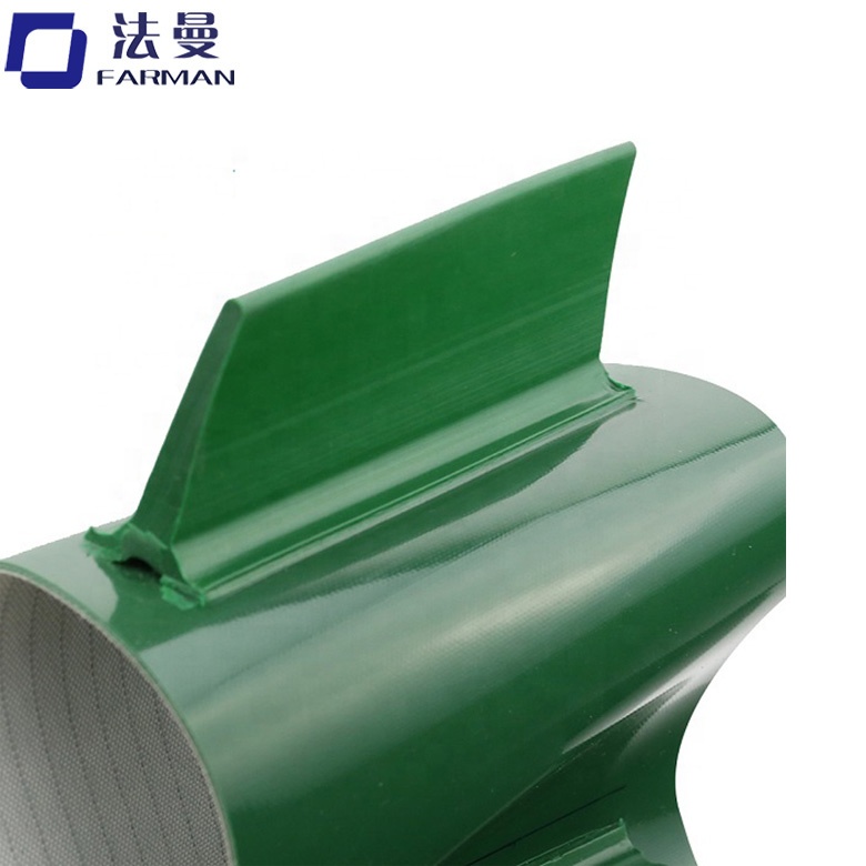 ПВХ перегородка подъемная конвейерная лента