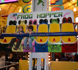 Remise Électrique Sautant Grenouille Manèges Trémie Tour de Chute Libre/Enfants comme super Intéressant enfants jeu manèges rebond grenouille - Product Image 4