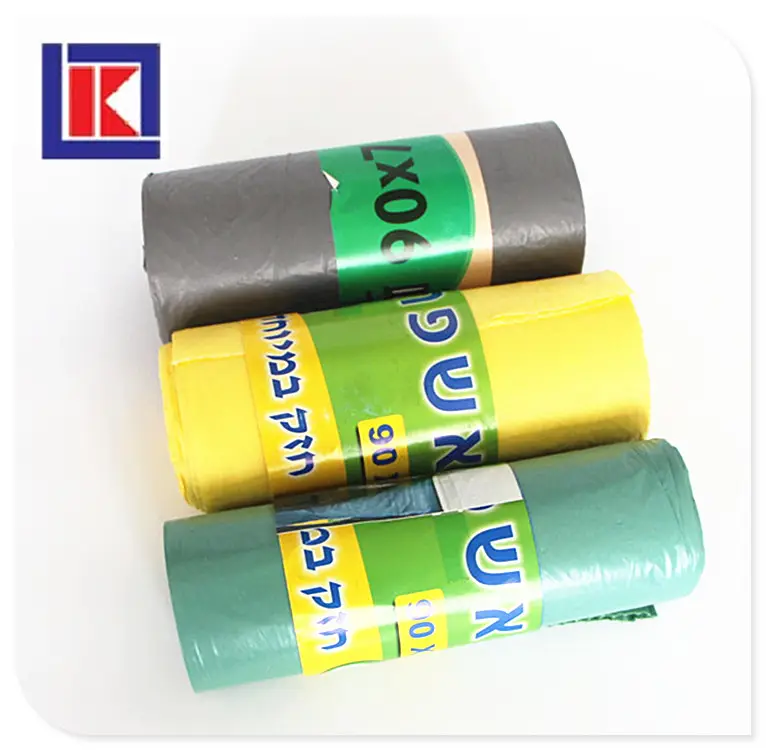 PE/LDPE/HDPE Plastic Type Strong Big Garbage Bag On Roll