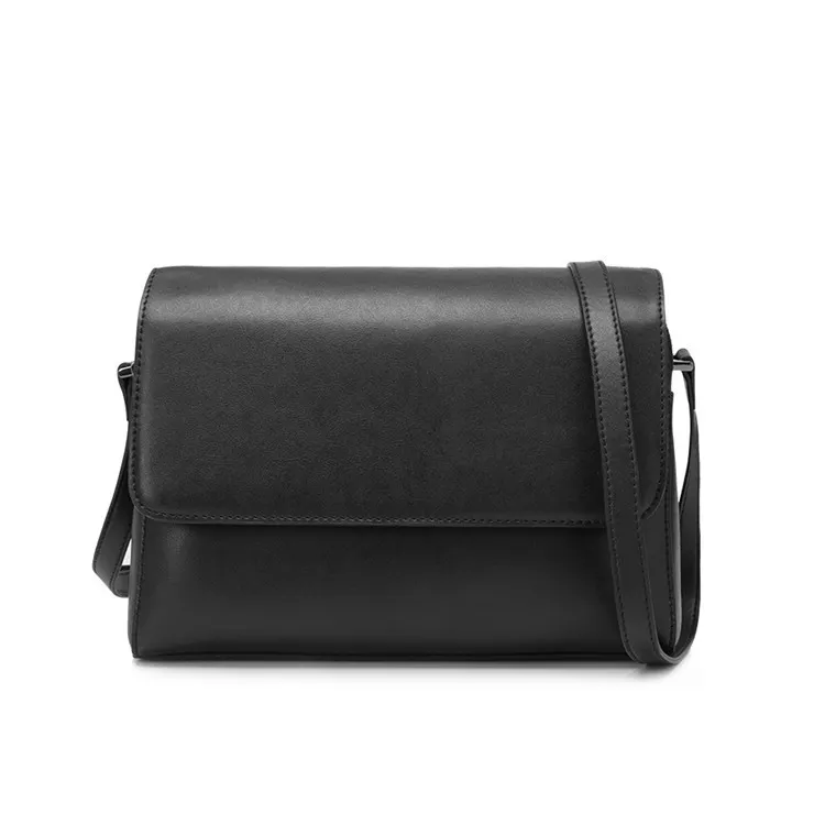 Small Black Leather Shoulder Bag Purse Crossbody Handbags