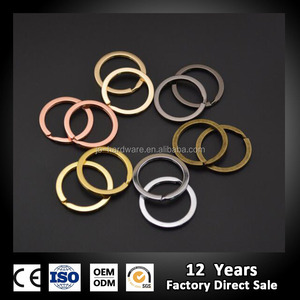 Wholesale Simple Colored Metal Keychain JO-KC-410