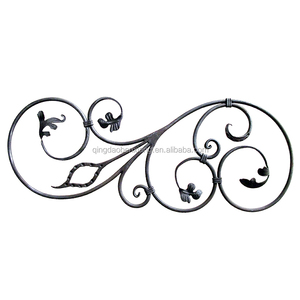 Décoration de porte d'entrée en <span class=keywords><strong>fer</strong></span> forgé, ornements en métal vintage - Product Image 6