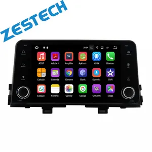 ZESTECH 8 “汽车收音机多媒体播放器 Android 9.0 4 芯 DVD 汽车 gps 为起亚 picanto 2017 2018