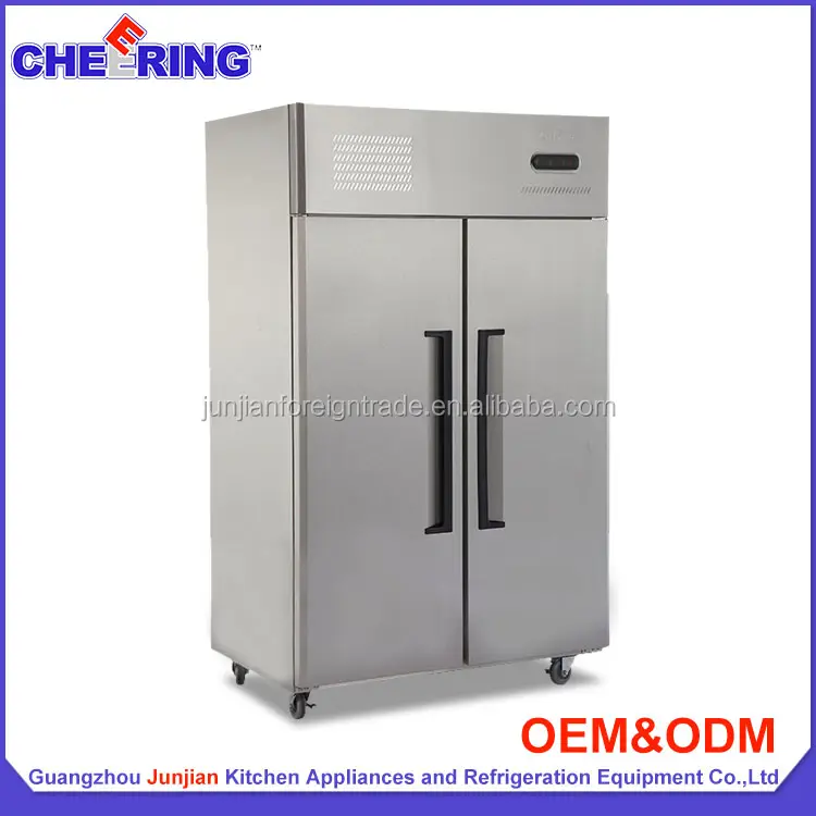 1.0LG2 commercial refrigeration equipment stand up double door stainless steel freezer