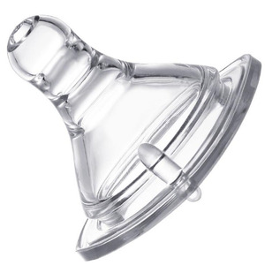 Capezzolo per biberon in silicone morbido di qualità sicura senza BPA, collo largo/capezzolo in silicone per collo standard - Product Image 4