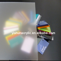Feuille acrylique givrée/feuille de verre plexi givrée/feuille de perspex givrée