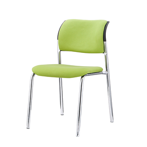 Tela recepcionista con marco de cromo silla de malla - Product Image 2