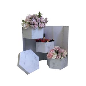 Hebei Huiya Three-tier <strong>Hexagonal</strong> Flower <strong>Gift</strong> <strong>Box</strong> and Rotatable Flower <strong>Box</strong> - Product Image 6