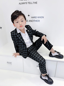 Vêtements 2 pièces en maille et coton pour enfants, nouveau costume, <span class=keywords><strong>pantalon</strong></span>, style monsieur, 2019 - Product Image 5