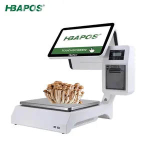 15.6 ''Weighing Scales POS Machine mit Printer für Supermarket