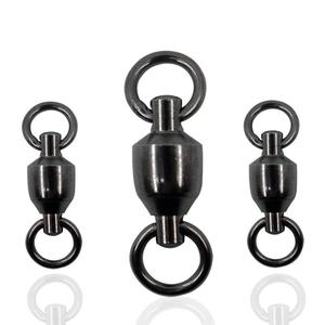 Copper 35lb-390lb High Strength Fishing Ball Bearing Swivels Fish Swivel Connectors Strong Solid Welded Rings