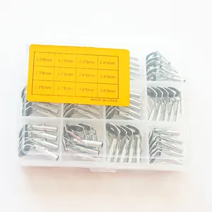 60Pcs Fishing Rod Guide Tip Set Repair Kit DIY Eye Rings Different Size Stainless Steel Frames With Fish Box Pesca