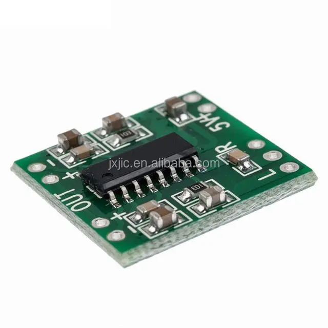 Placa amplificadora de potência digital, 2x3w, canal duplo, placa pam8403 para amplificador de áudio estéreo de classe d, módulo 5V Poder