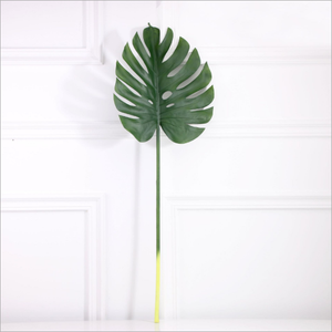 Piccole foglie verdi artificiali di Monstera di alta qualità per la laurea e la vegetazione decorativa di Halloween - Product Image 5