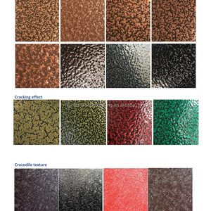 Texture métallique de ride de jet de peinture de poudre d'or antique pour le revêtement de meubles - Product Image 3