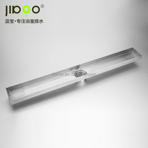 En acier inoxydable de douche rectangulaire grille au sol drain, drain de plancher linéaire - Product Image 4