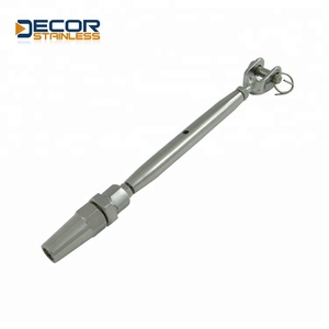 Metric Turnbuckle Stainless Steel Cable Railing Closed Body Turnbuckle Swageless Terminal With Quick Installation