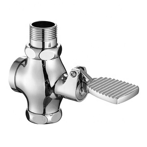 Huben hot bán brass chậm trễ thời gian van treo tường đạp nhà vệ sinh xả van - Product Image 5