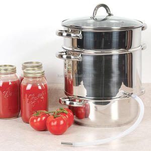 11QT klasik tasarım meyve sıkacağı vapur sıkacağı <span class=keywords><strong>Pot</strong></span> 304 paslanmaz çelik indüksiyon uyumlu - Product Image 4