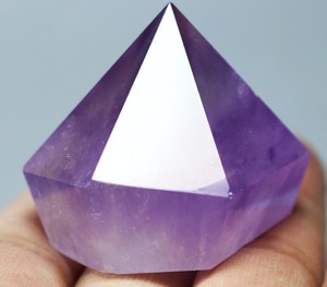 Natural <span class=keywords><strong>morado</strong></span> amatista cuarzo cristal punto varita curación - Product Image 6