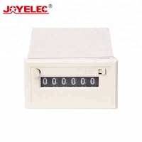 Compteur électromagnétique à 6 chiffres JOYELEC CSK6-NKW AC220V 50/60Hz, compteur d'impulsions mécanique avec réinitialisation manuelle