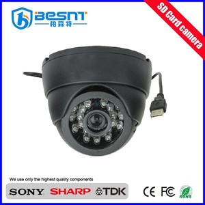 Vente chaude Besnt 24 ri led tf carte caméra HD 720 P caméra de vidéosurveillance plug et paly BS-DV170P - Product Image 1