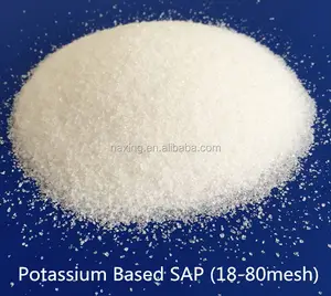 sodium polyacrylate powder to preserve moisture and fertility (in the soil)