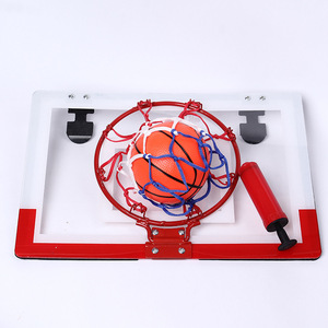 Aro de Baloncesto de 9 Pulgadas con Tablero y Balón para Practicar <span class=keywords><strong>Dunk</strong></span> - Product Image 1