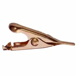 Toothless Alligator Test Clip Copper Plated With Smooth Jawed And Microscopic Tip 5amp