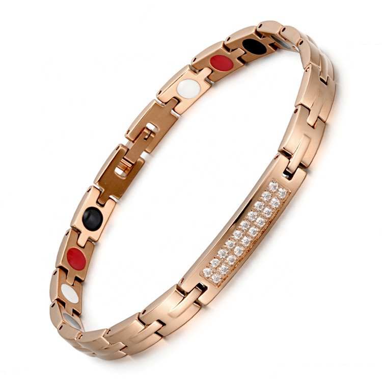 Tungsteno Energia Bio Magnetico Modo Delle Donne Dei Braccialetti Del Braccialetto