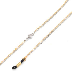 Wholesale Silver Gold Fashion Zinc Alloy Eyeglass <strong>Chain</strong> Rustic Beaded Design Customizable Colors for <strong>Glasses</strong> Sunglass <strong>Holder</strong> - Product Image 3