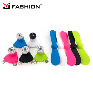 Colorido móvil portátil ventilador 2 en 1 mini ventilador USB para Android y IOS - Product Image 6