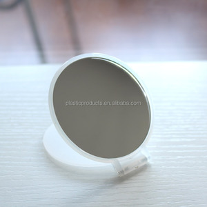 Nhà Máy Xách Tay Mini Duy Nhất Bên Nhỏ Gọn Gương Nhựa Túi Trang Điểm Gương Với Bìa Có Thể Gập Lại Gương Mỹ Phẩm - Product Image 6
