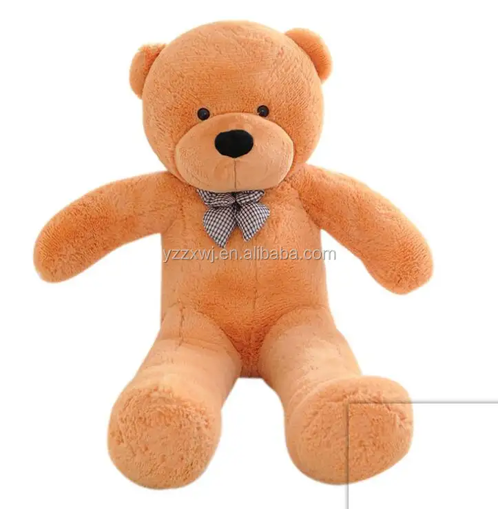 Campione gratuito di esportazione polonia olanda germania marrone chiaro stuffed teddy bear giocattoli di grandi dimensioni orsacchiotto enorme gigante teddy bear