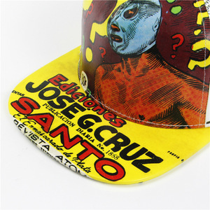 Bán buôn tùy chỉnh in <span class=keywords><strong>offset</strong></span> 5 bảng điều chỉnh vành phẳng hip hop snapback cap mũ - Product Image 3