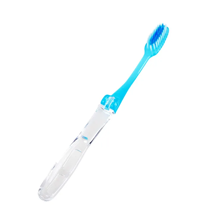 Disposable Foldable Toothbrush With Toothpaste