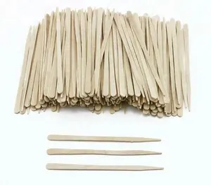 Ahşap ve bambu tek kullanımlık sandviç fırfır yiyecek kürdanları ve meyve forks 88mm/83mm/90mm