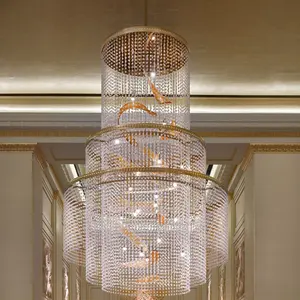 Guzhen — lustre en cristal de luxe, design moderne et personnalisé, éclairage d'intérieur, luminaire décoratif de plafond, idéal pour un hôtel ou un Club, 2019