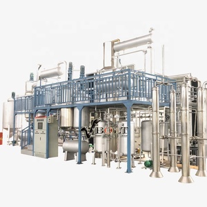 Completamente Automatico Dei Rifiuti Distillazione di Olio Per Diesel Fuel Unità di Olio Vegetale Con Solvente di Raffinazione