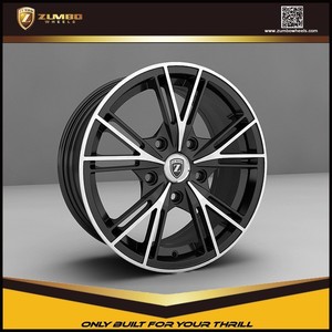 ZUMBO R0009 Nuevo diseño de Alta Calidad de Bronce Mecanizado <span class=keywords><strong>Cara</strong></span> Coche 15 "16" 17 "18" Llantas de aleación - Product Image 5