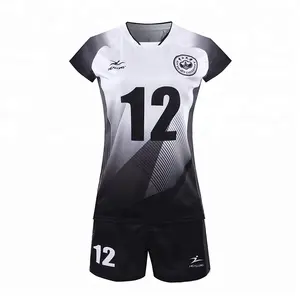 Ensemble de maillot de volley-ball à Sublimation complète, uni et personnalisé, concevez votre uniforme de volley-ball