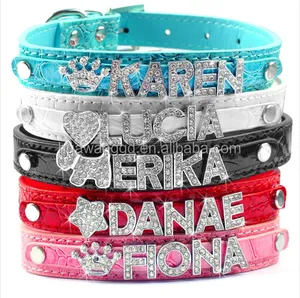 Rocodile-Collar personalizado con nombre para perro, collar con letras deslizantes, DIY - Product Image 1